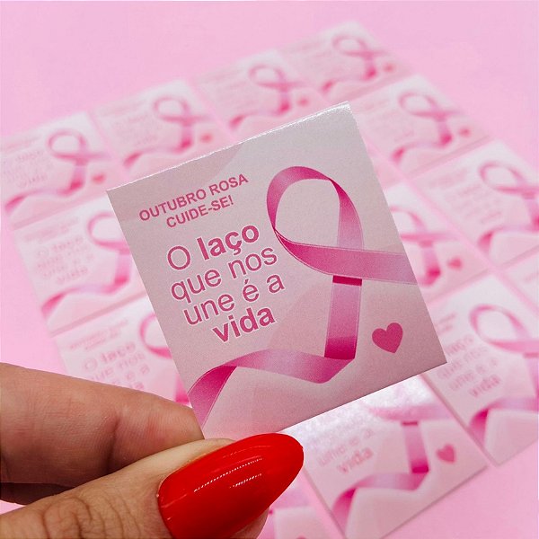 Mini Cartão Motivacional Outubro Rosa