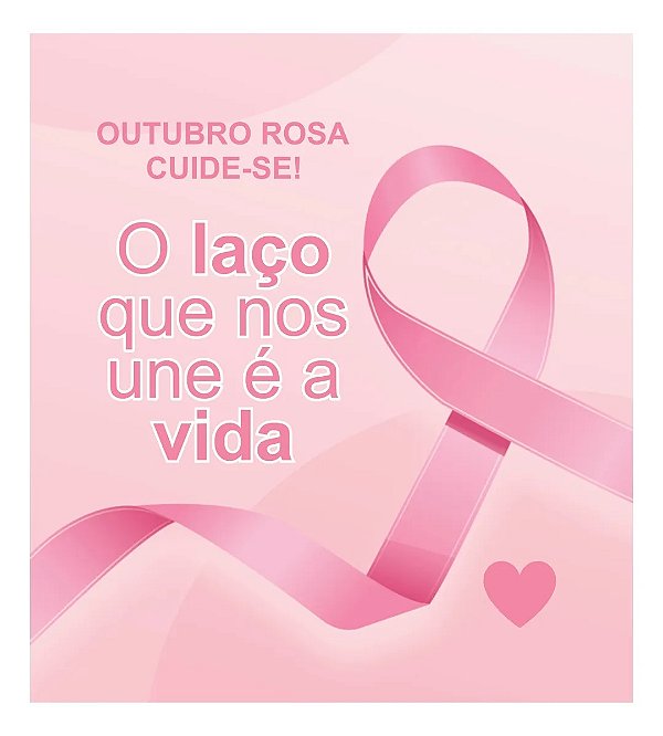 Mini Cartão Motivacional Outubro Rosa