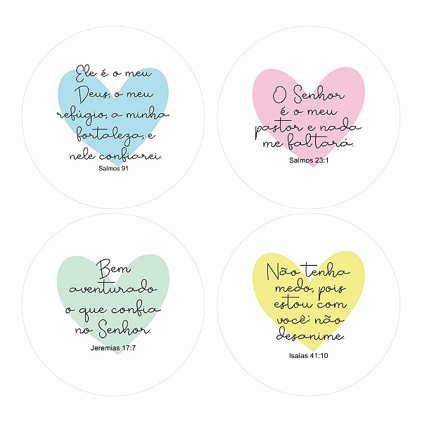 Adesivo Agradecimento Cliente Frases Biblicas Sortidas