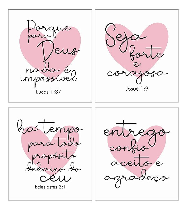 Mini Cartão Mensagens Bíblicas Motivacional Bíblia