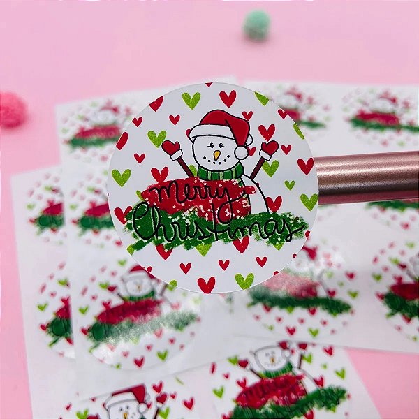 Adesivos Natalinos Merry Christmas Feliz Natal