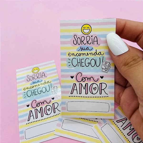 Cartões De Agradecimento Ao Cliente Sorria