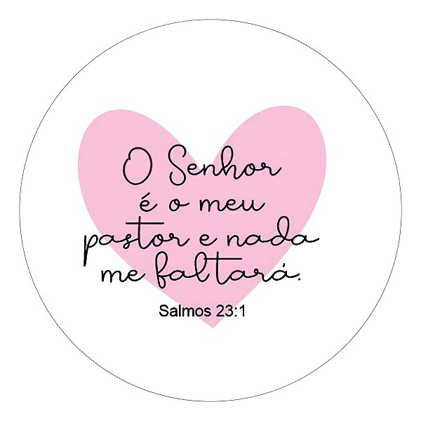 Adesivo Agradecimento Cliente Frases Biblicas O Senhor É O Meu Pastor