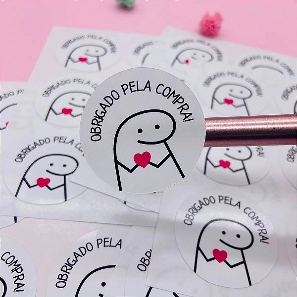 Adesivos Flork Obrigado Pela Compra
