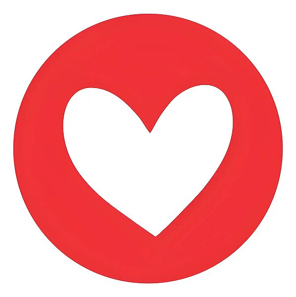 Adesivos Lacre Coração 3x3cm Unboxing Vermelho