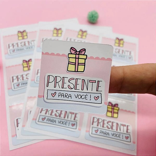 Adesivos Para Embalagem Presente Para Você