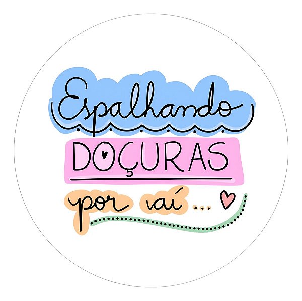Adesivo Agradecimento Ao Cliente Espelhando Doçuras Por Aí