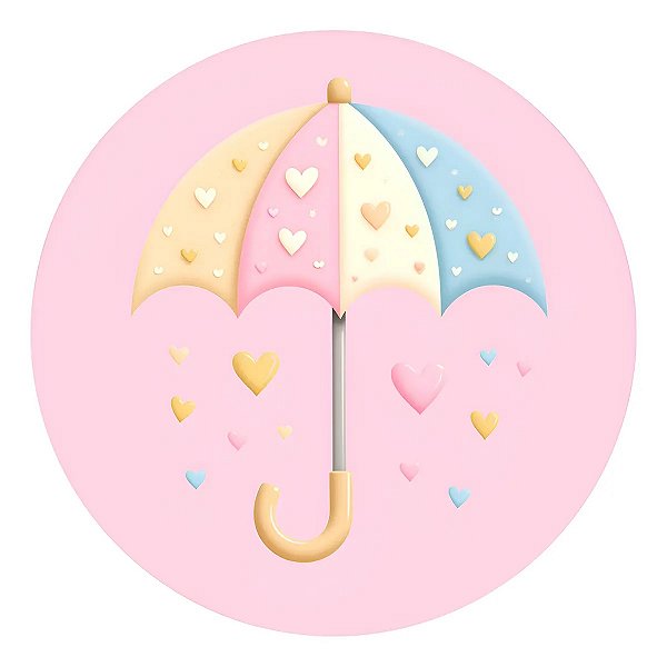 Adesivo Chuva De Amor Menina Chuva De Bençãos