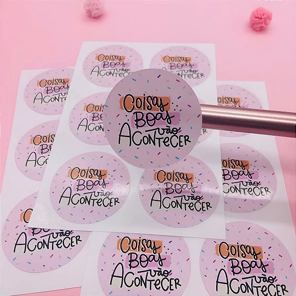 Adesivos Coisas Boas Vão Acontecer