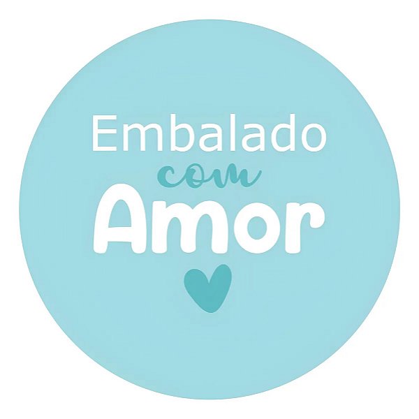 Adesivo Etiqueta Papelaria Embalado Com Amor