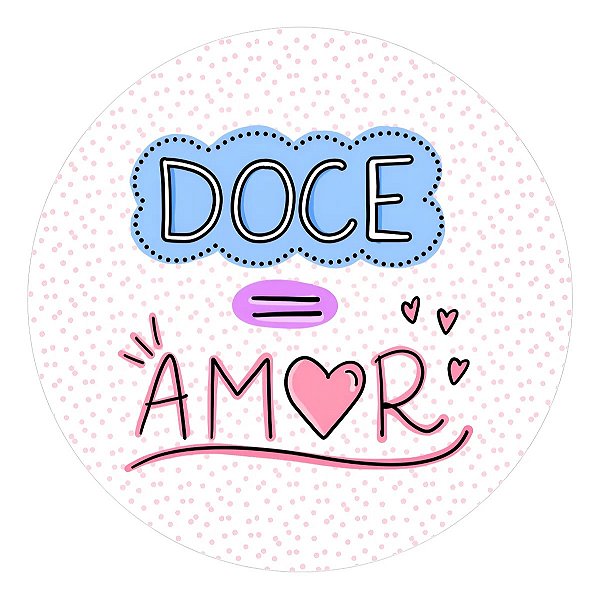 Adesivo Doce Amor