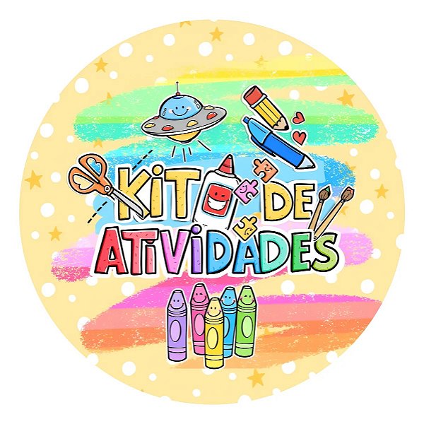 Adesivo Kit De Atividades