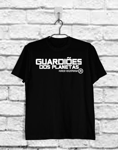Camisa Guardiões dos Planetas - Coleção Black e White