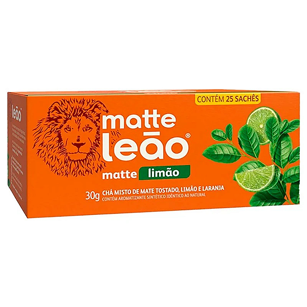 Chá Matte Leão C/limão 25 Saquinhos 40g - Leão