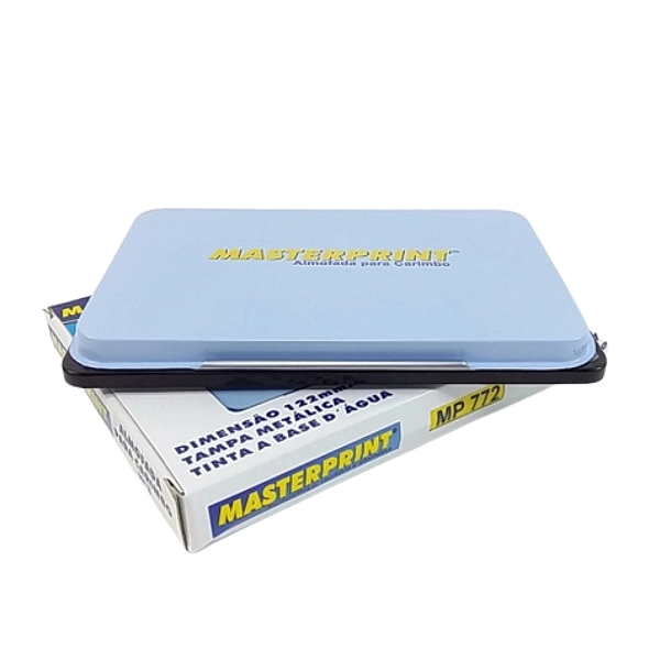 Almofada para Carimbo Nº 3 Preto Masterprint Tampa de Metal - MP773 - 311010002