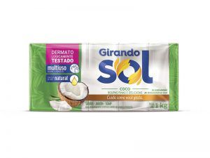Sabão em Barra 5x200g Coco - Girando Sol