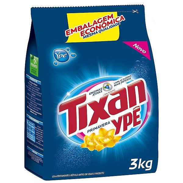Sabão em Pó 2,4kg Tixan Primavera - Ype