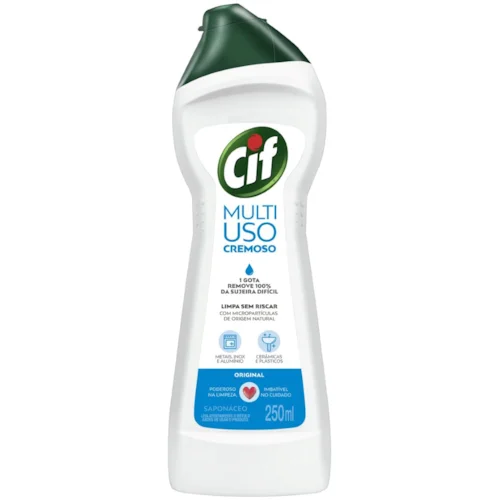 Saponáceo Cremoso Limpeza Profunda Original 250ml - CIF