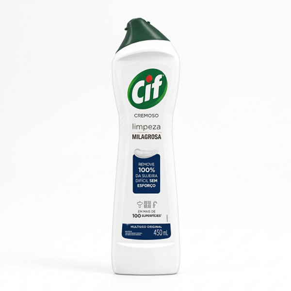 Saponáceo Cremoso Limpeza Profunda Original 450ml - Cif