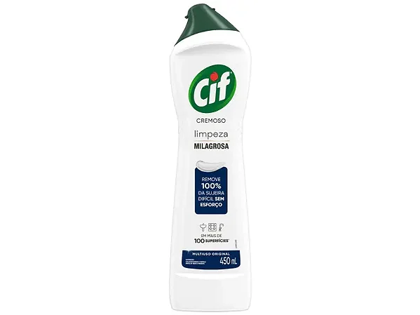 Saponáceo Cremoso Limpeza Profunda Original 450ml - Cif