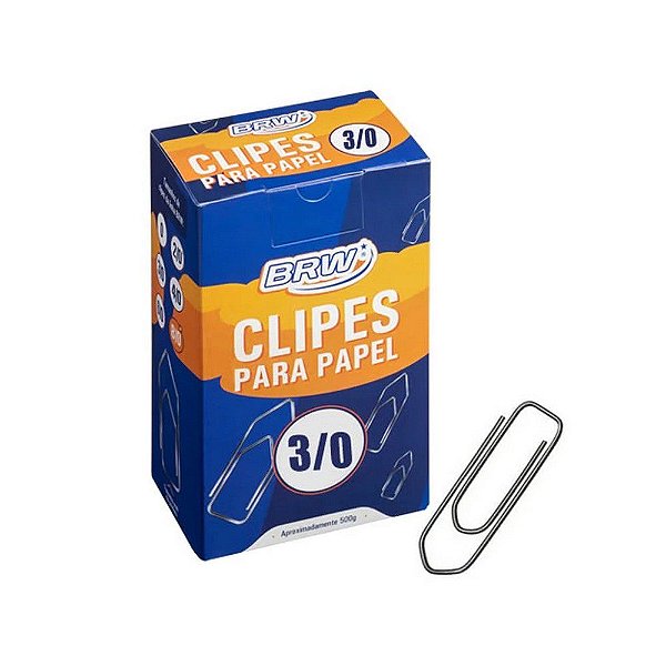 Clips Metálico Galvanizado 4/0 c/50 CL5040 - BRW