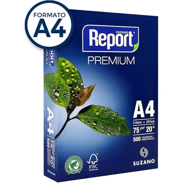 Papel Sulfite A4 75g - Report