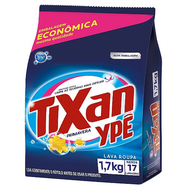 Sabão em Pó 1,6kg Tixan Primavera – Ype