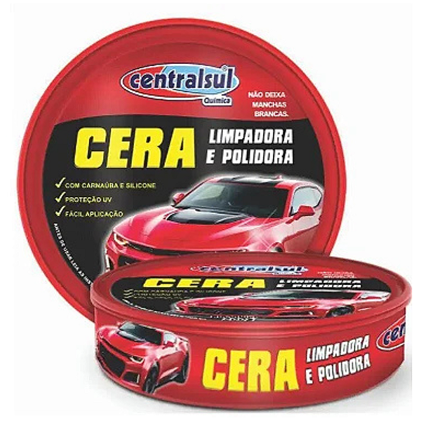 Cera Automotiva Limpadora e Polidora 200g - Centralsul