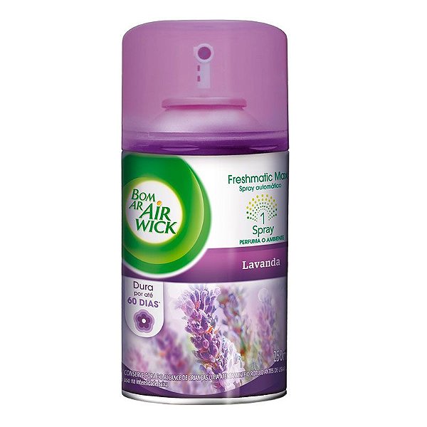 Refil Odorizador 250ml Bom Ar Lavanda - Air Wick