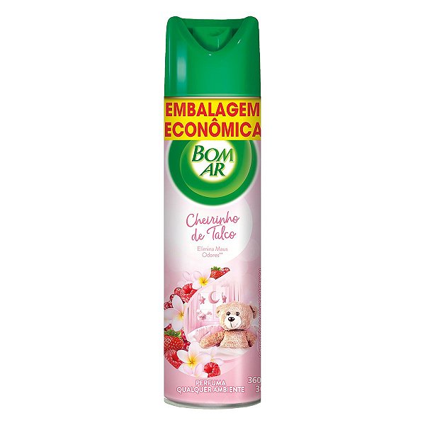 Odorizador 360ml  Bom Ar Talco - Air Wick