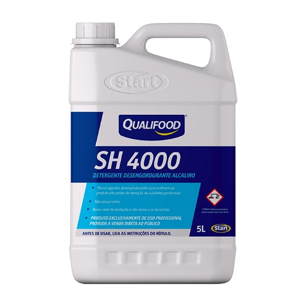 Detergente Desengordurante Alcalino Sh4000 5L Qualifood - Start