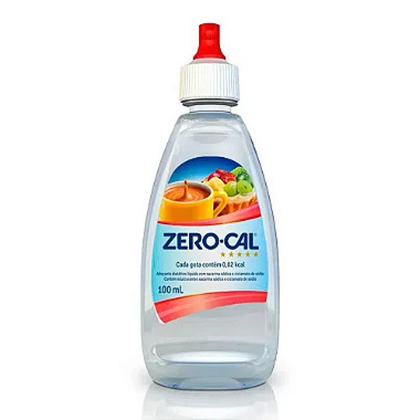 Adoçante Líquido sacarina 100ml - Zero Cal