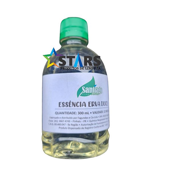 Essência Erva Doce 300ml - Santiago