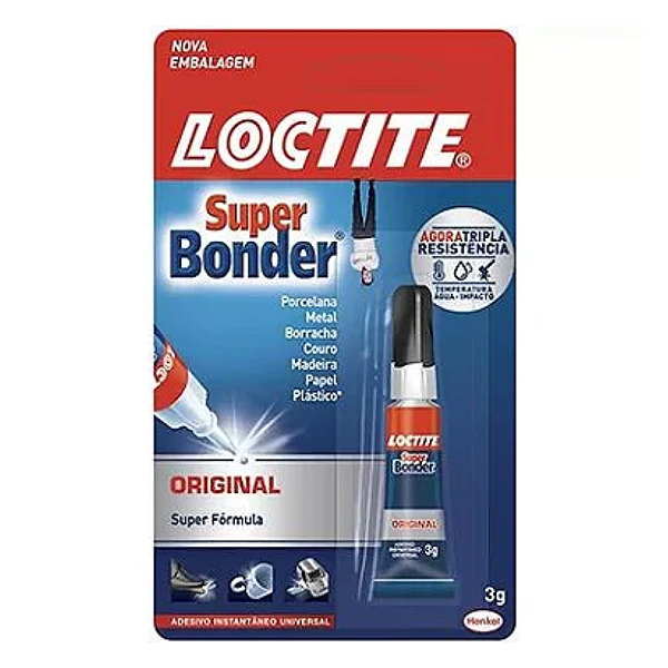 Cola Instantânea 3g Super Bonder - Loctite