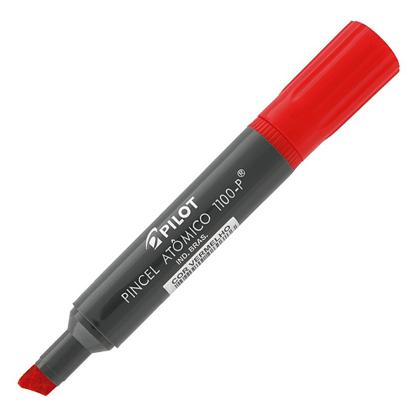 Caneta Marcador Permanente 4,5mm Unitário Vermelho - Pilot - 1100-P