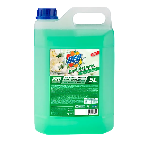 Desinfetante Bactericida 5L Flores do campo Dil:1:20 - Deoline
