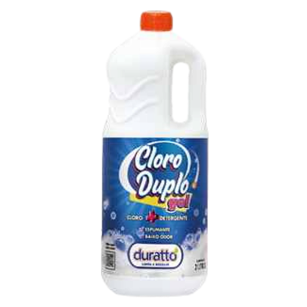 Limpador Detergente Espumante Cloro Duplo Gel 2L - Duratto