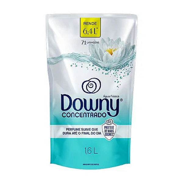 Amaciante Concentrado Sache 1,6L Agua Fresca - Downy
