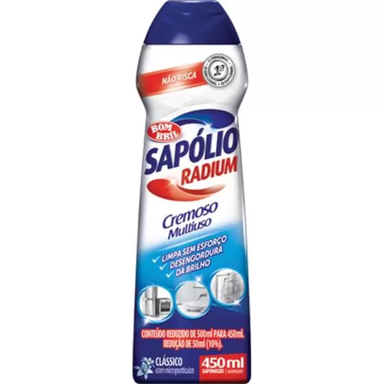 Saponáceo Cremoso 450ml Radium - Sapólio