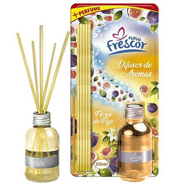 Difusor De Aromas 100ml Flores De Figo - Novo Frescor