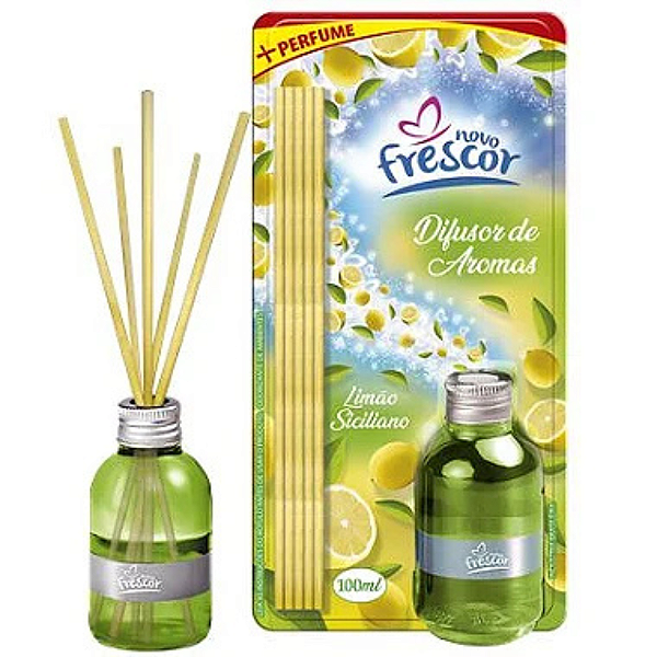 Difusor de Aromas 100ml Limão Siciliano - Novo Frescor