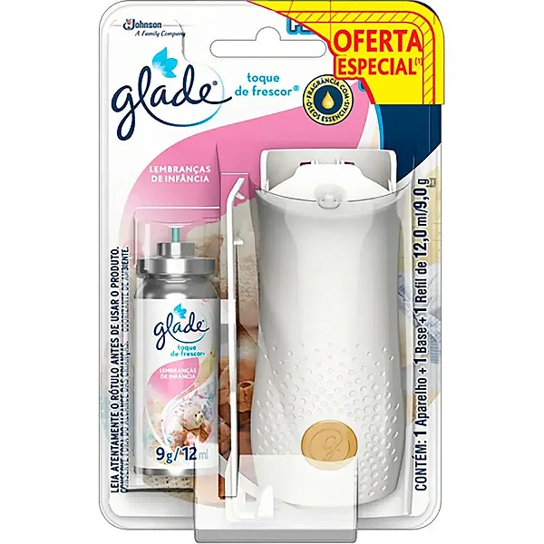 Desodorizador Lembranças de Infância + Aparelho 12ml - Glade