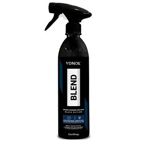 Cera Automotiva Blend Ceramic e Carnaúba Spray Wax Black Edition 500ml - Vonixx