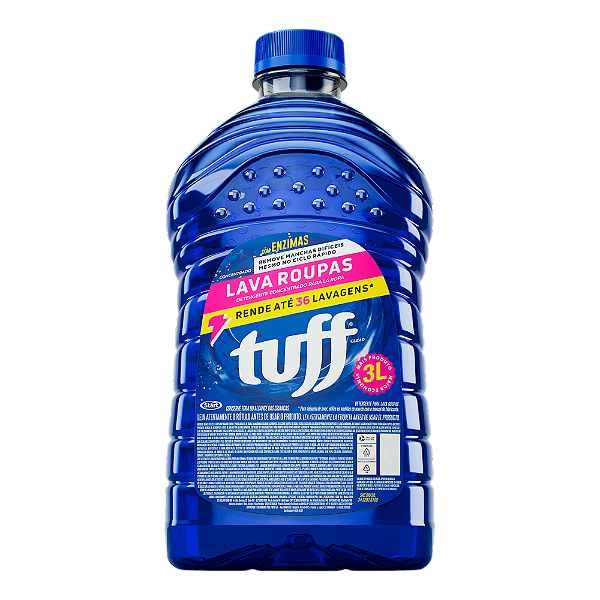 Lava Roupas Concentrado Clear 3L - Tuff