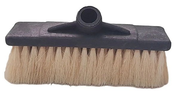 Vassoura Nylon Macia Lava Ônibus 23cm c/Cabo - Rodo 2000