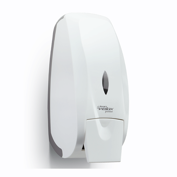 Dispenser P/ Sabonete/Álcool Bco c/Reservatório Velox 800ml Ref 8113 - Premisse