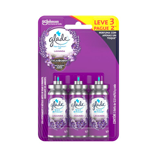 Refil Desodorizador Lavanda 12ml L3P2 - Glade