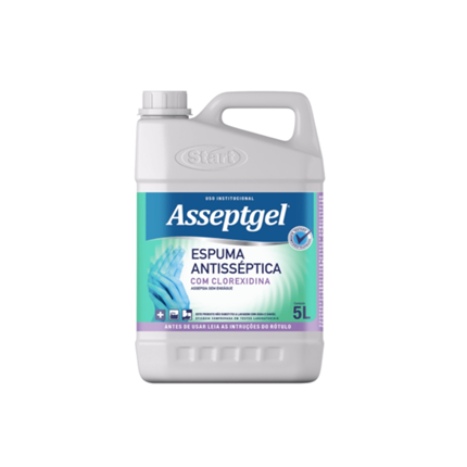 Sabonete Espuma Asseptgel C/Clorexidina 5L - Start