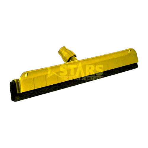 Rodo Duplo Plastico 60cm S/Cabo Amarelo Multirodo Stylo - Nobre