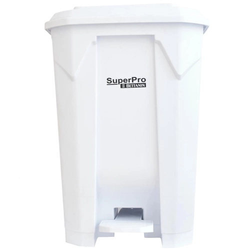 Lixeira Plástica C/Pedal 80 Litros Branca SP93580BR
